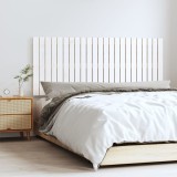 VidaXL Tăblie de pat pentru perete, alb, 147x3x60 cm, lemn masiv pin 824844