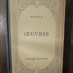 OEUVRES- HORATIU , 1930