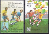 Brazilia 1985/1986 fotbal campionat mondial MI bl. 68, 69 MNH ww90