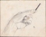 HST A1652 Schiță de Dimitrie &quot;Puiu&quot; Eitel 1938 semnată