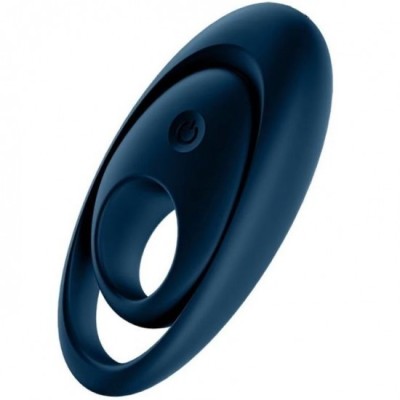 SATISFYER - GLORIOUS DUO RING VIBRATOR BLUE foto