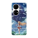 Husa compatibila cu Huawei Nova Y70 model Sword art Online SAO Levels, Silicon, TPU, Viceversa, Transparent, Carcasa