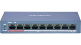 Switch Hikvision DS-3E0109P-E&copy;, 8-port, PoE