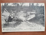 Carte postala, Guerre 1914-15-16, dans la Somme, offensive francaise, 1918