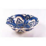 Lavoar Pentru Baie Maya Albastru Cu Alb 43 x 43 x 14 cm