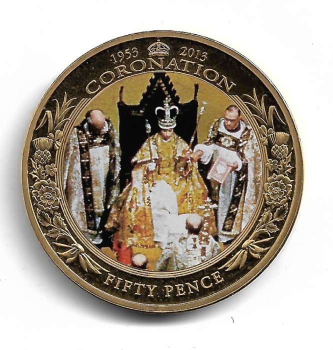 GUERNSEY - 2013 CORONATION - Moneda Comemorativa