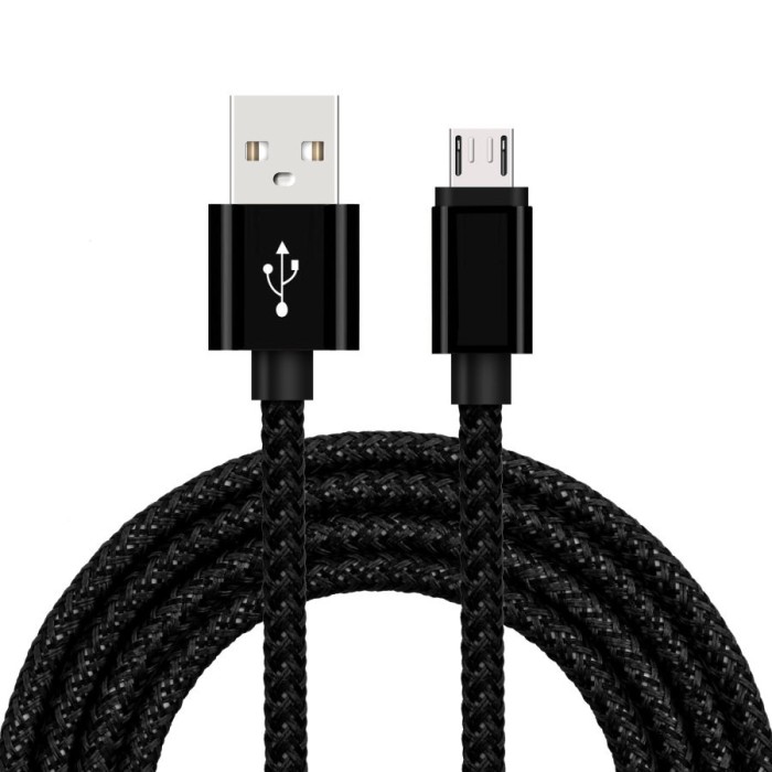 Cablu de date Usb - Micro Usb, 2M, Negru AutoProtect KeyCars