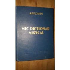 Mic dictionar muzical- A.Doljanski