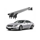 Set bare transversale aluminiu cu prindere in puncte fixe compatibile Mercedes CLS X218 2012-> negre sau argintii Cod: 120101 Kit 203
