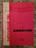 Armaturi - Sabin Pop, Editura 0, 1982, Romana, Carte Constructii, Tehnica