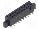 Conector PCB-PCB mamă 20 pini 1,27mm SFC gold flash THT SAMTEC