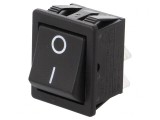 Rocker Switch DPST ON-OFF 16A 250V Negru