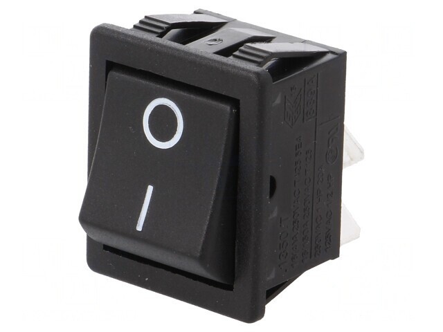 Rocker Switch DPST ON-OFF 16A 250V Negru
