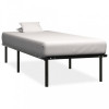 Cadru de pat, negru, 90 x 200 cm, metal GartenMobel Dekor, vidaXL
