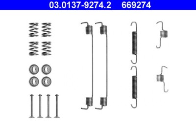 ATE 03.0137-9274.2 Set accesorii, sabot de frana foto
