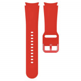Curea silicon, compatibila Samsung Galaxy Watch 4, 44mm, VD Very Dream&reg;, Quick Release, Raspberry Red