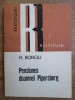 H. Bonciu - Pensiunea doamnei Pipersberg - Roman, Editura Dacia 1984