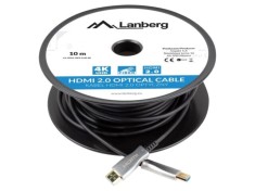 Cablu HDMI LANBERG 10m negru PVC HDMI 2.0 High Speed 4K HDR 3D ARC