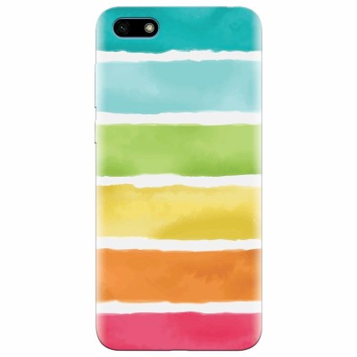 Husa silicon pentru Huawei Y5 2018, Watercolors foto