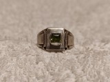 rar INEL argint MASIV ornat SPLENDID cu PERIDOT vechi DE EFECT vintage SUPERB