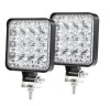 Комплект 2 прожектора Flexzon, LED, Бяла светлина 6500K, 48W, 8,5x8,5 см, 12/24V