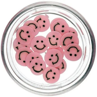 Smiley fimo roz deschis - felii foto