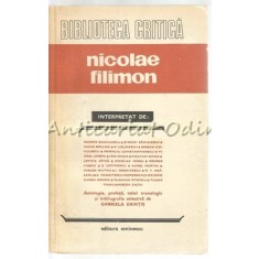 Nicolae Filimon Interpretat De: - George Baiculescu, Stefan Banulescu