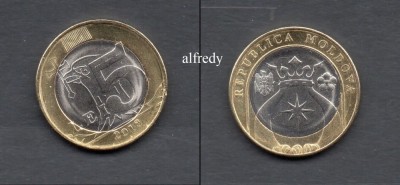 MOLDOVA 2018 5 LEI foto