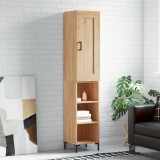 vidaXL Dulap &icirc;nalt, stejar sonoma, 34,5x34x180 cm, lemn prelucrat