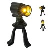 CMCLASS Lanterna de citit forma camera pe trepied, functioneaza cu 3 baterii LR41