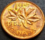 Cumpara ieftin Moneda 1 CENT - CANADA, anul 1965 *cod 688 A = A.UNC PATINA, America de Nord