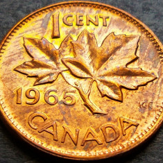 Moneda 1 CENT - CANADA, anul 1965 *cod 688 A = A.UNC PATINA