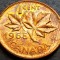 Moneda 1 CENT - CANADA, anul 1965 *cod 688 A = A.UNC PATINA