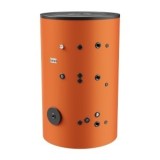 Boiler Indirect Pentru Sisteme Solare, 1000L, Doua Serpentine, Ecounit We 1000-2C