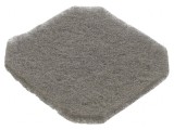 Filtru 92x92mm oțel crom-nichel, fibră chimică, set 5 bucăți
