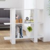 VidaXL Bibliotecă/Separator cameră, alb, 100x30x87 cm