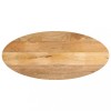 Blat de masă oval, 140x50x3,8 cm, lemn masiv de mango
