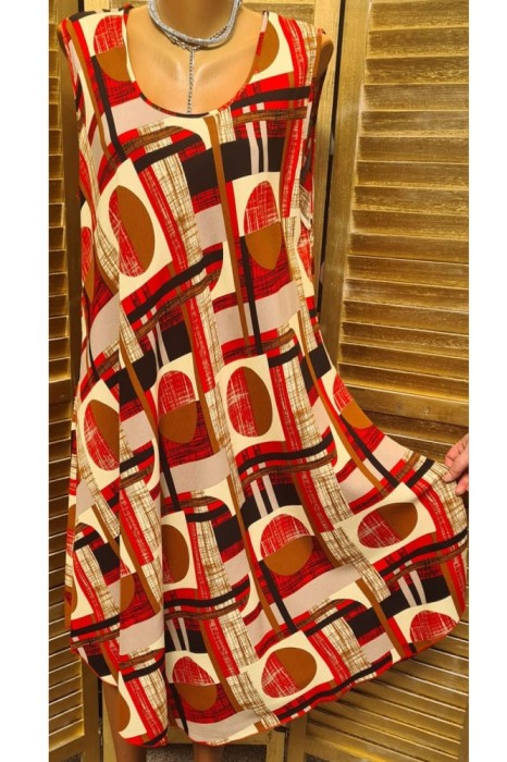 Rochie Vascoza fără m&acirc;neci cod 0012Marimea