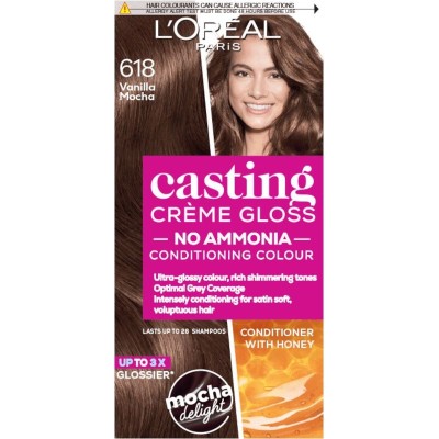 L&amp;#039;Oreal Paris Casting Creme Gloss 618 Vanilla Mocha Vopsea de păr 618 Vanilla Mocha foto