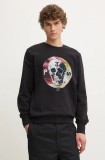PS Paul Smith bluza barbati, culoarea negru, cu imprimeu, M2R.027R.NP4800