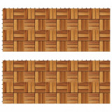 Set dale din lemn de acacia, 30 x 30 cm, 20 buc.