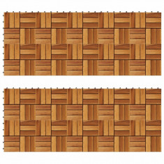 Set dale din lemn de acacia, 30 x 30 cm, 20 buc.