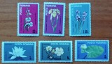 RO.- 1945&#039;&#039;- &#039;&#039;FLORI&#039;&#039;-SERIE de 6V.- MNH-NESTAMP., Nestampilat