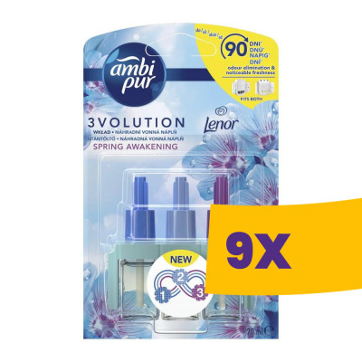 Ambi Pur 3volution ut&amp;aacute;nt&amp;ouml;ltő Lenor Spring 20ml (Karton - 9 db) foto