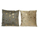 Perna decorativa - Velvet Foil Star Print - mai multe modele | Kaemingk