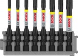 Bosch Set mixt 8 biti impact Torx 55mm, suport standard T15, T20, T25, T30, T40 - 3165140851190