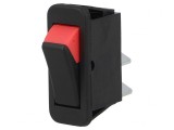 Comutator Rocker SPST ON-OFF 16A/250VAC Negru-Roșu