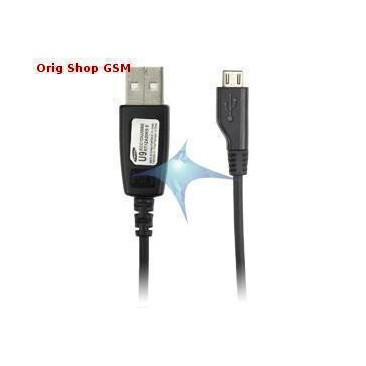 CABLU DE DATE SAMSUNG ECC1DU0BBK 80CM (MICRO USB) ORIG CHINA foto