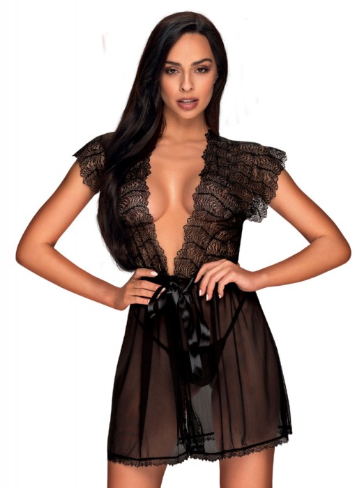 Halat Romanesa Obsessive, Negru, S/M