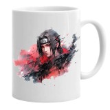 Cana alba personalizata itachi anime naruto shippuden, INOVATIX&reg;. 330 ml